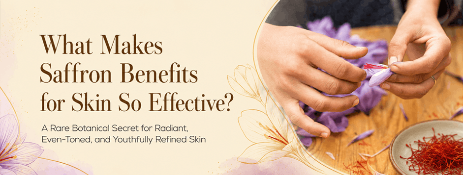 What Makes Saffron Benefits for Skin So Effective