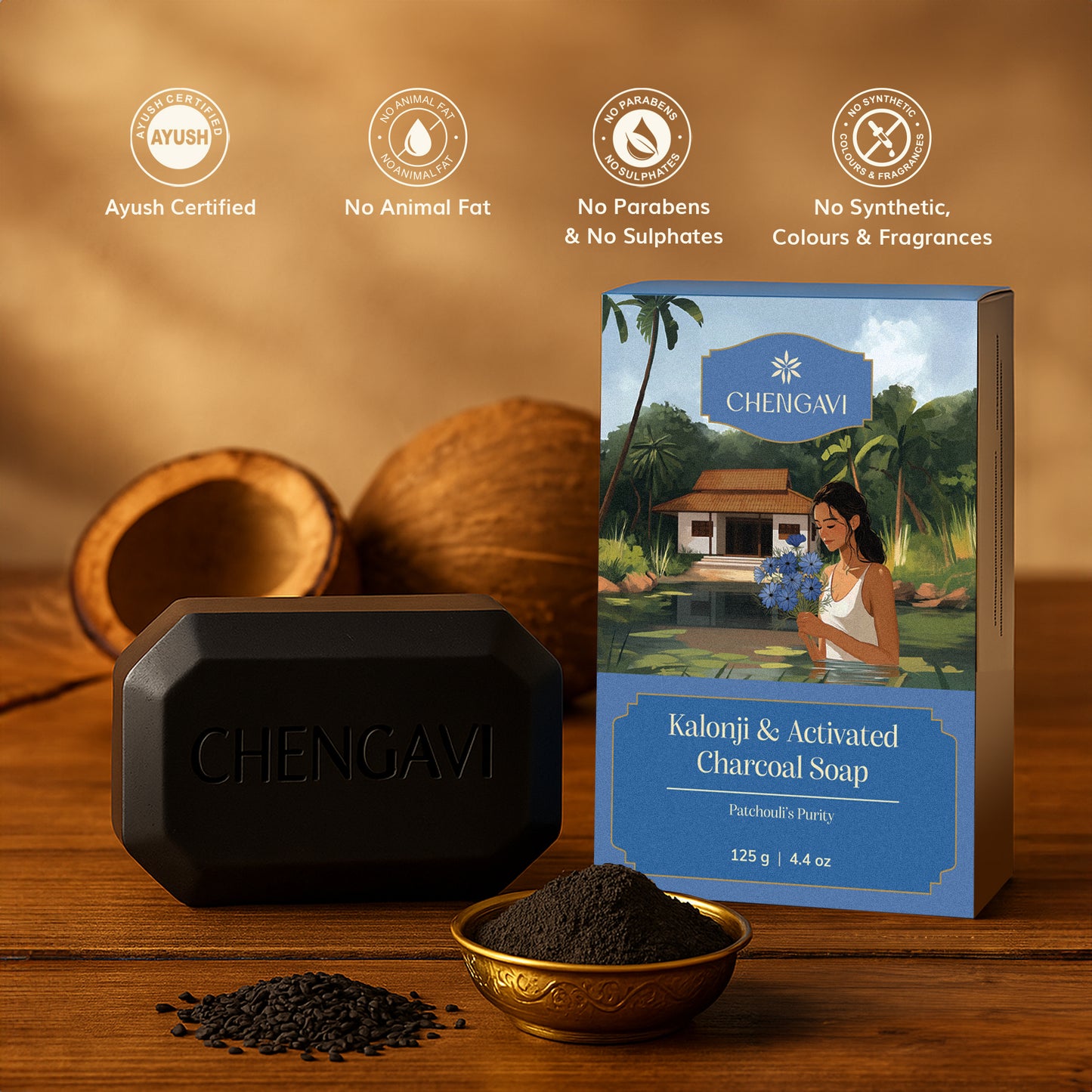 Kalonji & Activated Charcoal Soap
