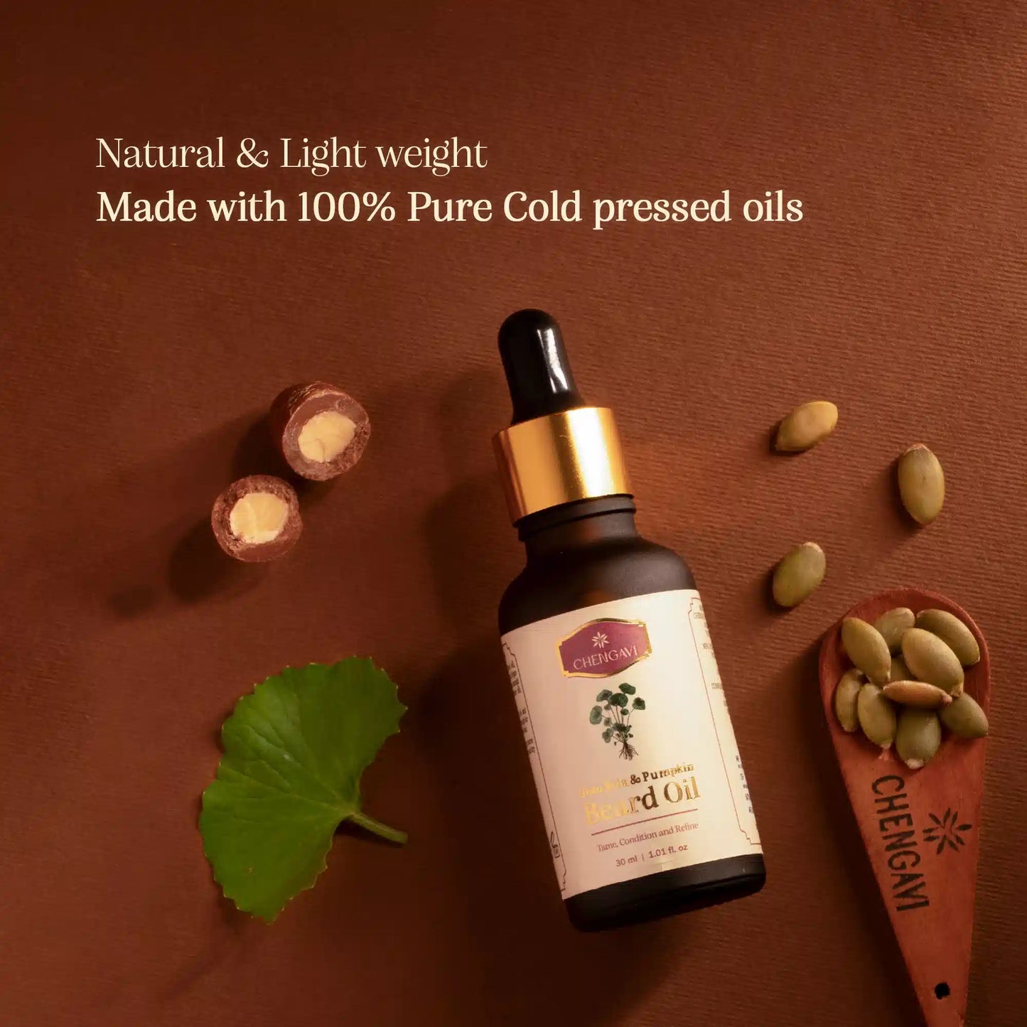 Gotu kola & Pumpkin Beard oil