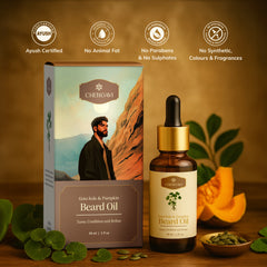 Gotukola & pumpkin beard oil