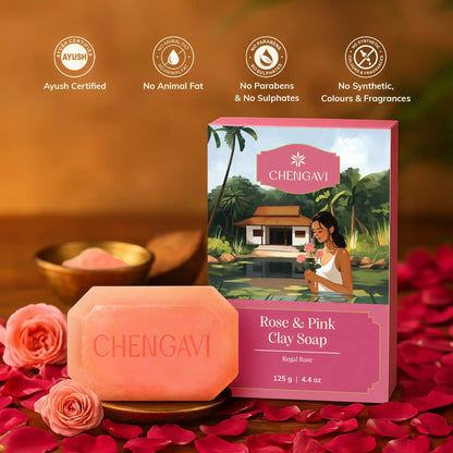Rose & Pink Clay Soap