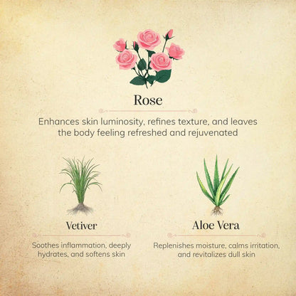 Rose & Vetiver Body Wash