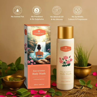 Rose & Vetiver Body Wash