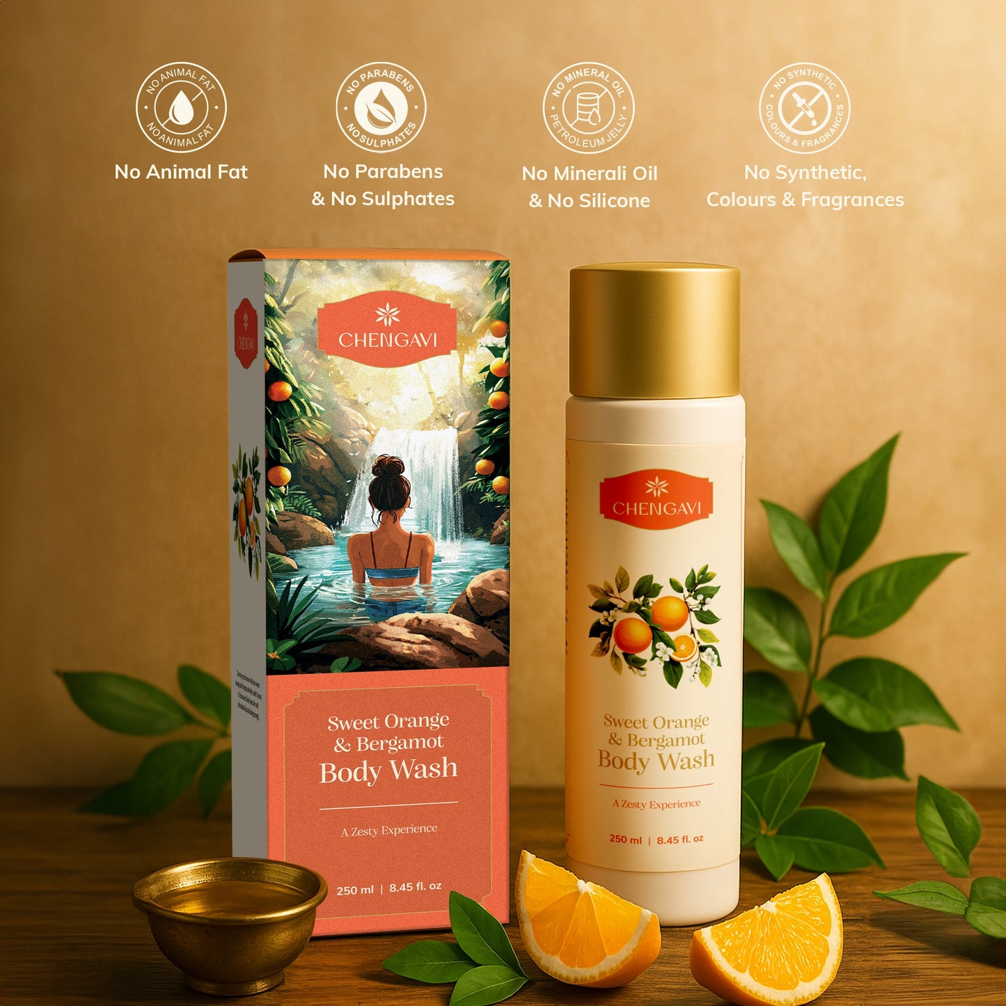 Sweet orange & Bergamot Bodywash