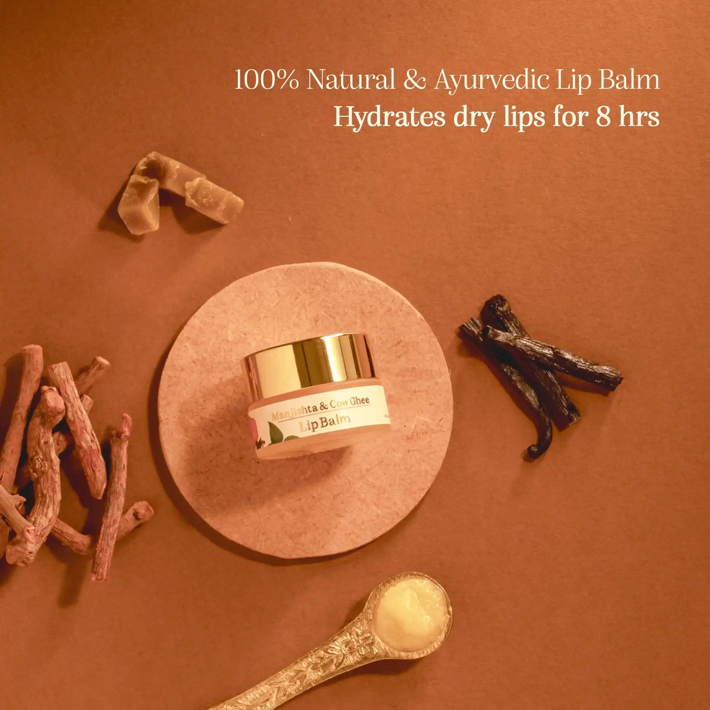 Manjishta & Cow Ghee Lip Balm