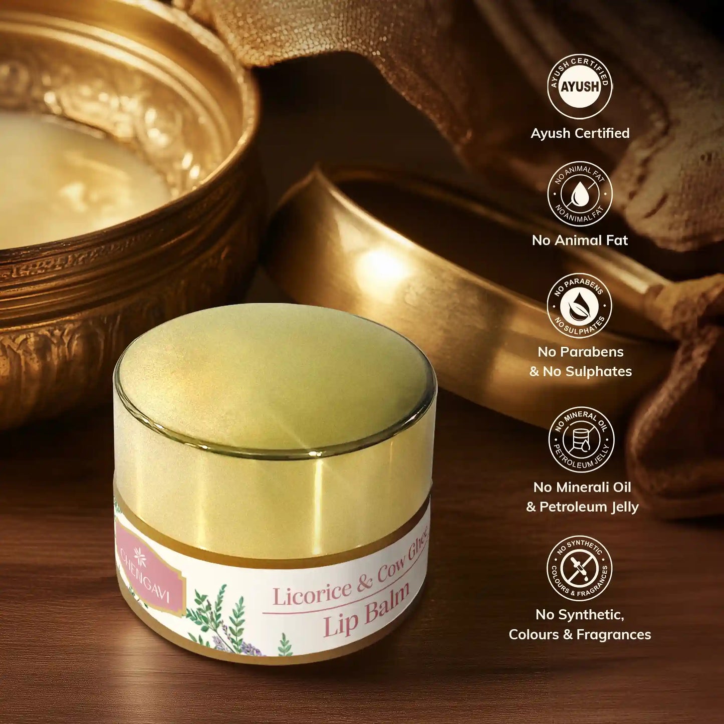 Licorice & Cow Ghee Lip Balm