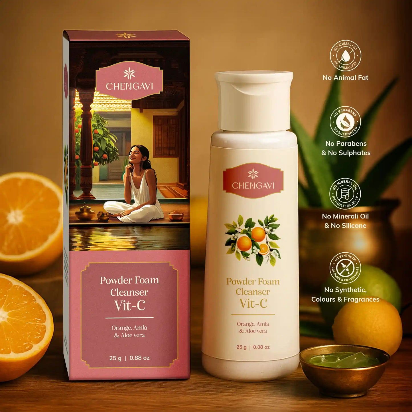 Powder Foam Cleanser Vit-C